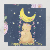 Bonne carte de fête des mères (Devant / Derrière)