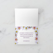 Bonne carte de fête des mères avec grenouille et f (Intérieur)