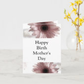 Bonne carte de fête des mères - Fêtes de naissance (Fleur jaune)