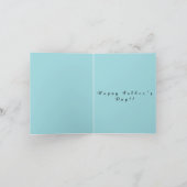 Bonne carte de fête des pères (Intérieur)