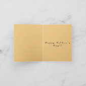 Bonne carte de fête des pères (Intérieur)