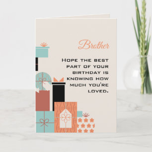 Bonne carte de frère anniversaire