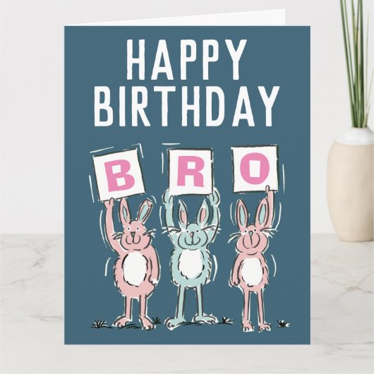 Bonne carte de frère anniversaire (Devant)