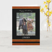 Bonne carte de garçon d'anniversaire (Fleur jaune)