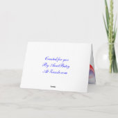 Bonne carte de gâteau d'anniversaire (Dos)