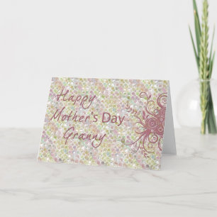 Bonne carte de grand-mère pour la fête des mères