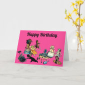 Bonne carte de jardinage d'anniversaire (Fleur jaune)