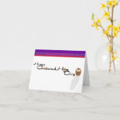 Bonne carte de jour de marmotte (Fleur jaune)