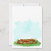 Bonne carte de jour de marmotte (Dos)