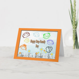 Bonne carte de jour en famille d'étape