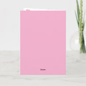 Bonne carte de jour Valentines (Dos)