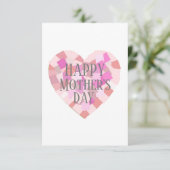 BONNE carte de la fête de la mère (Debout devant)