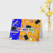 Bonne carte de la semaine des infirmières #20 (Fleur jaune)