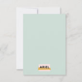 Bonne carte de marguerite de la fête des mères (Dos)