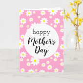 Bonne carte de Motif de la Fête des Mères Rose Dai (Fleur jaune)