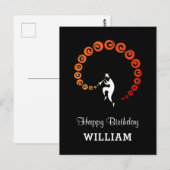 Bonne carte de musicien de jazz Cool (Devant / Derrière)