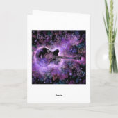 Bonne carte de musique de guitare romantique d'ann (Dos)