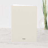 Bonne carte de Noël (Dos)