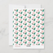 Bonne carte de Noël australienne avec Koala (Dos)