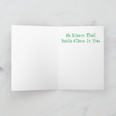 Bonne carte de Noël de chien (Intérieur)