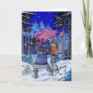 Bonne carte de Noël du Roi Wenceslas