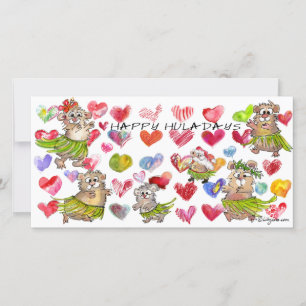 Bonne carte de Noël Huladays