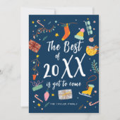 Bonne carte de Noël nordique (Devant)