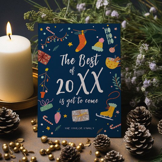 Bonne carte de Noël nordique