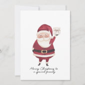 Bonne carte de Noël Père Noël (Devant)