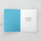 Bonne carte de Noël Snowman Retro (Intérieur)