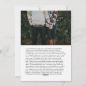 Bonne carte de Noël Y'all-idays Cowboy (Dos)