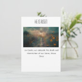 Bonne carte de Pâques (Debout devant)