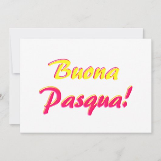 Bonne carte de Pâques (Devant)