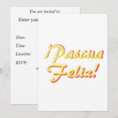 Bonne carte de Pâques (Devant / Derrière)