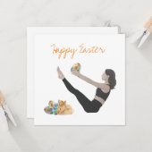 Bonne carte de Pâques (Devant/Arrière en situation)