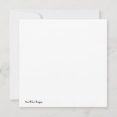 Bonne carte de Pâques (Dos)