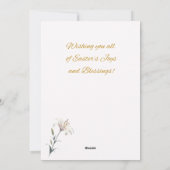 Bonne carte de Pâques (Dos)