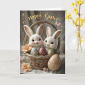 Bonne carte de Pâques (Fleur jaune)