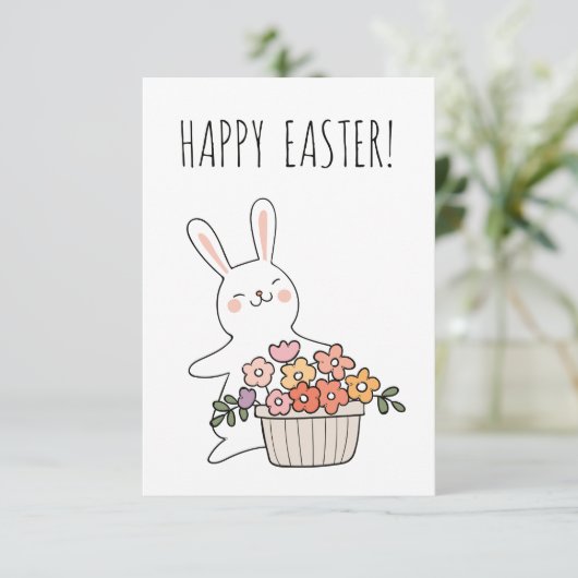 Bonne carte de Pâques (Debout devant)