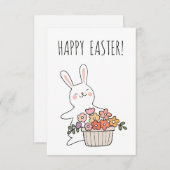 Bonne carte de Pâques (Devant / Derrière)