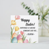 Bonne Carte de Pâques, Bonne Fleurs de Printemps (Debout devant)