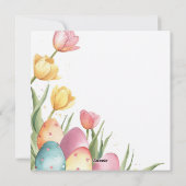 Bonne Carte de Pâques, Bonne Fleurs de Printemps (Dos)