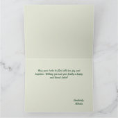 Bonne carte de Pâques, mignon lapin (Intérieur)