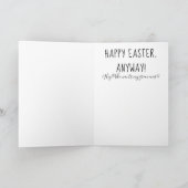 Bonne carte de Pâques/Personnaliser les fèves de g (Intérieur)