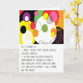 Bonne carte de Pâques/Personnaliser les fèves de g (Fleur jaune)