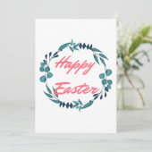 Bonne carte de Pâques pour lui et elle (Debout devant)