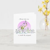 Bonne carte de parfums de vanité (Fleur jaune)