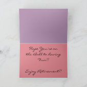 Bonne carte de retraite (Intérieur)