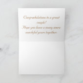 Bonne carte de rose du 50e anniversaire (Intérieur)