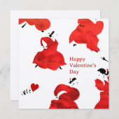 Bonne carte de Saint-Valentin (Devant / Derrière)